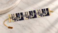 Colette Bracelet — Midnight Navy & Ivory