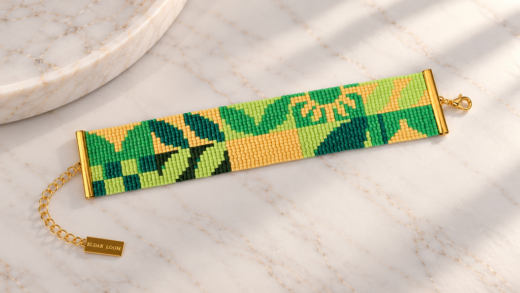 Pulsera Verdella — Verde, Lima, Amarillo y Verde Oscuro